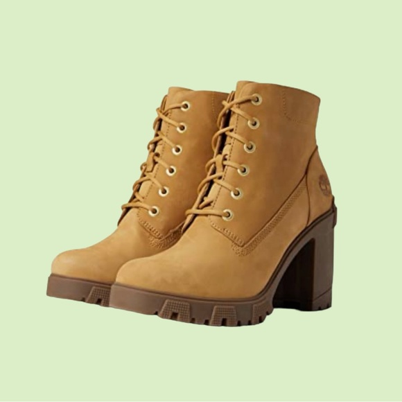 Timberland-Lana Block Heel Bootie-Wheat - Picture 5 of 6
